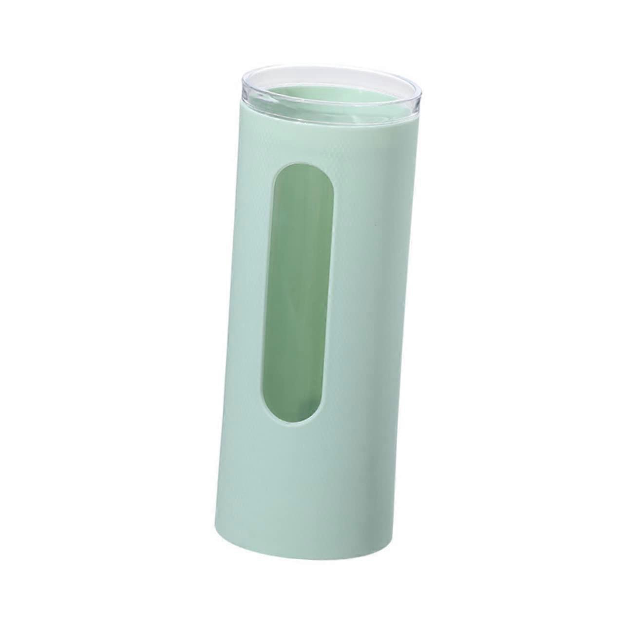 Wall Mounted Disposable Cup Dispenser NoDrill Adhesive Holder Space Saving Durable Green