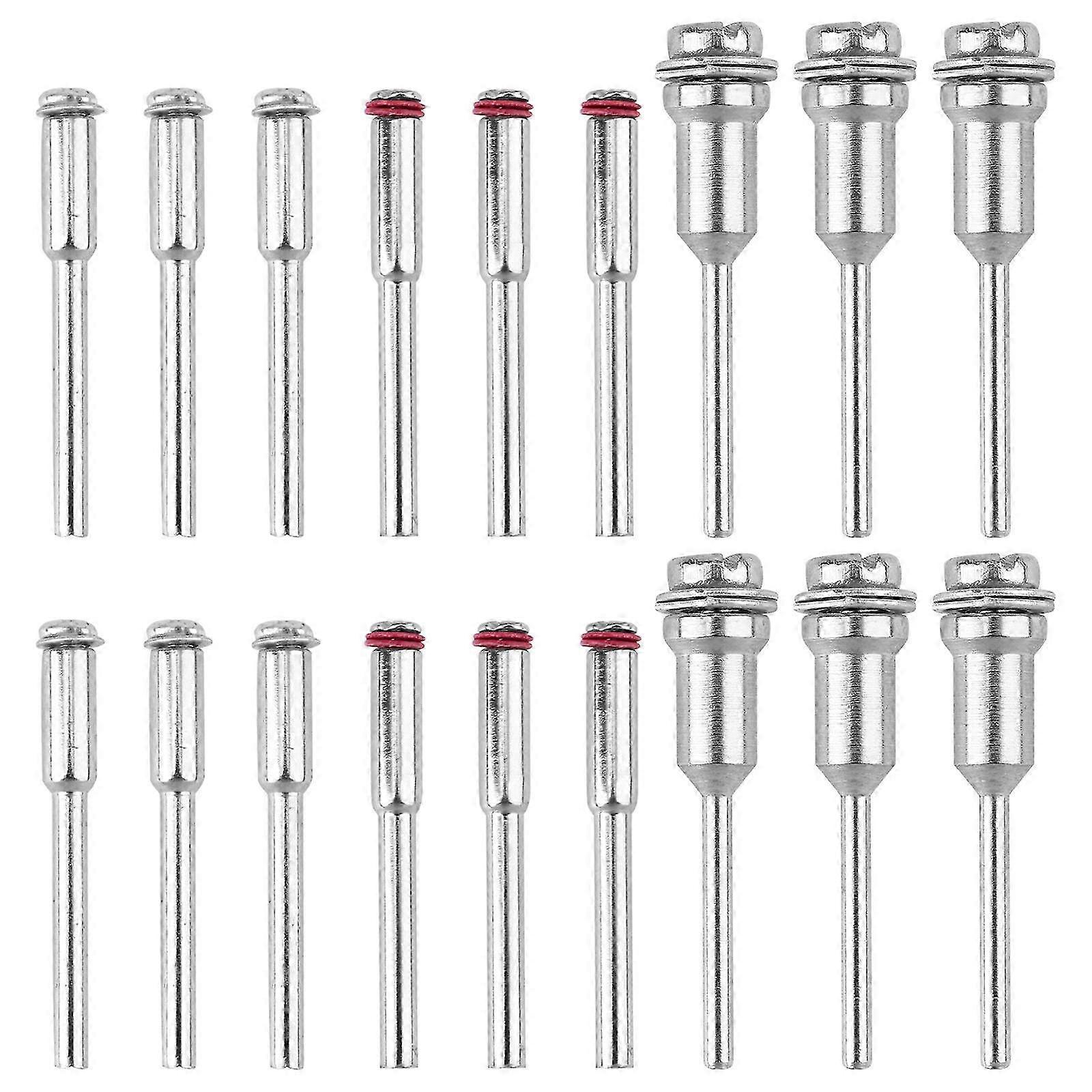 Mandrel for Rotary Tools Steel Screw Mandrels 26Pcs Set for Machine