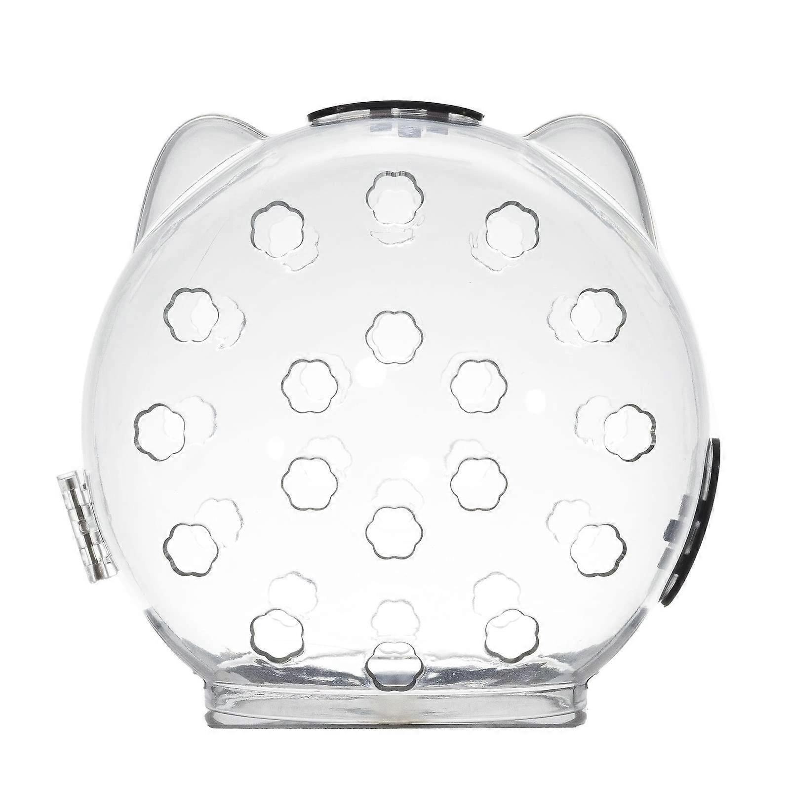 Cat Muzzle with Transparent Helmet for Grooming, Nail Trimming and Bathing, Bite Prevention