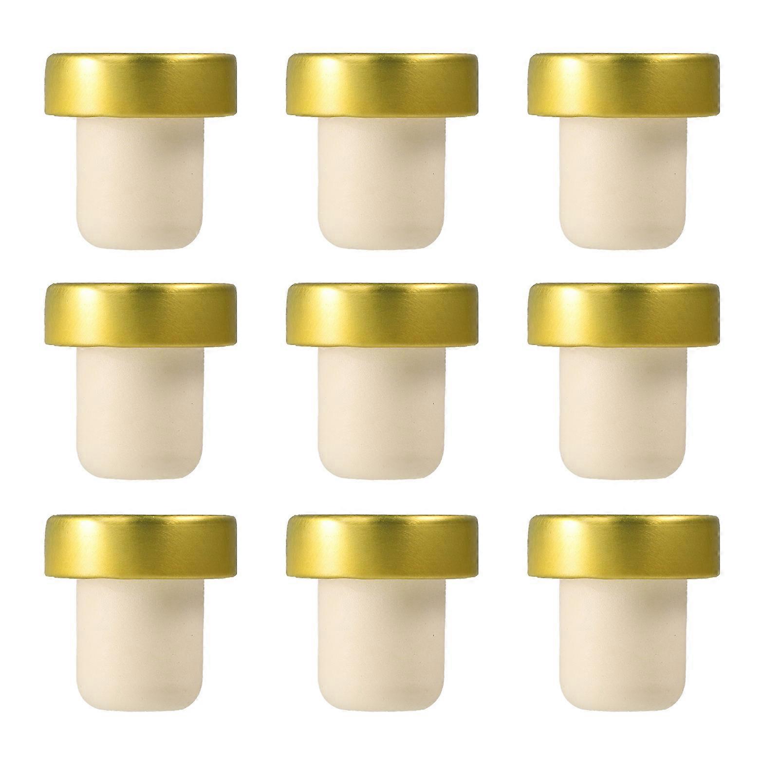 Golden Stoppers for 9Pcs Reliable Plugs