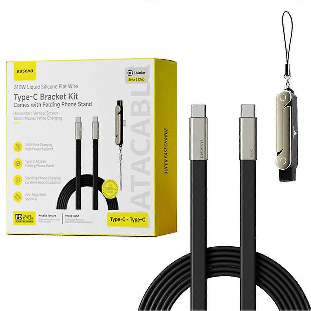 For Basemo 240w Bracket Data Cable Fast Charging Cable Invisible Holder Charger