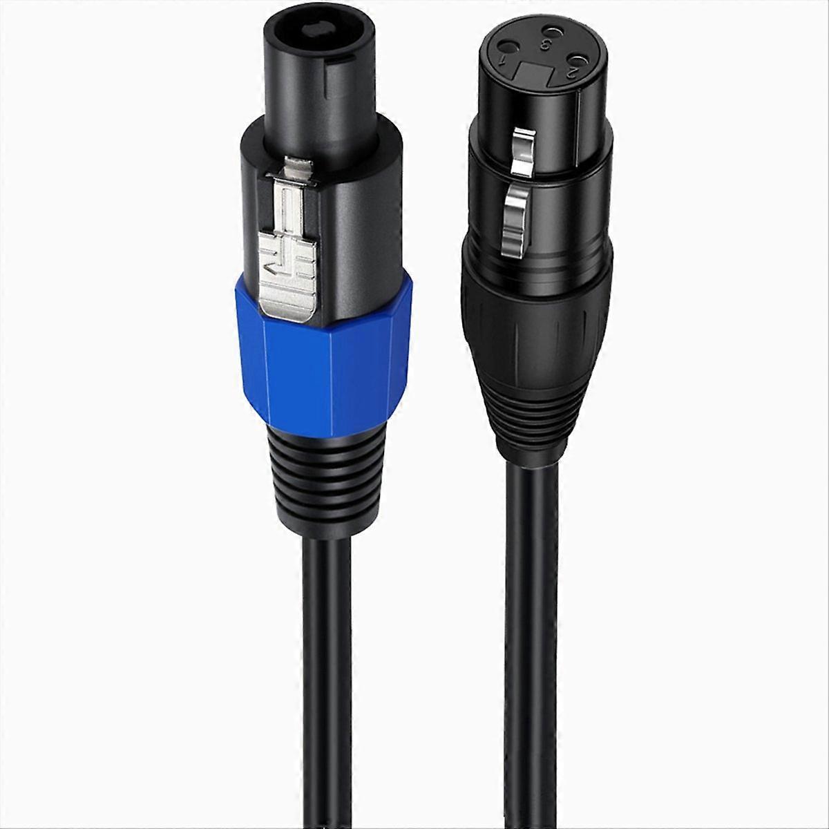 Audio kábel Speakon (samec) - XLR (samica)