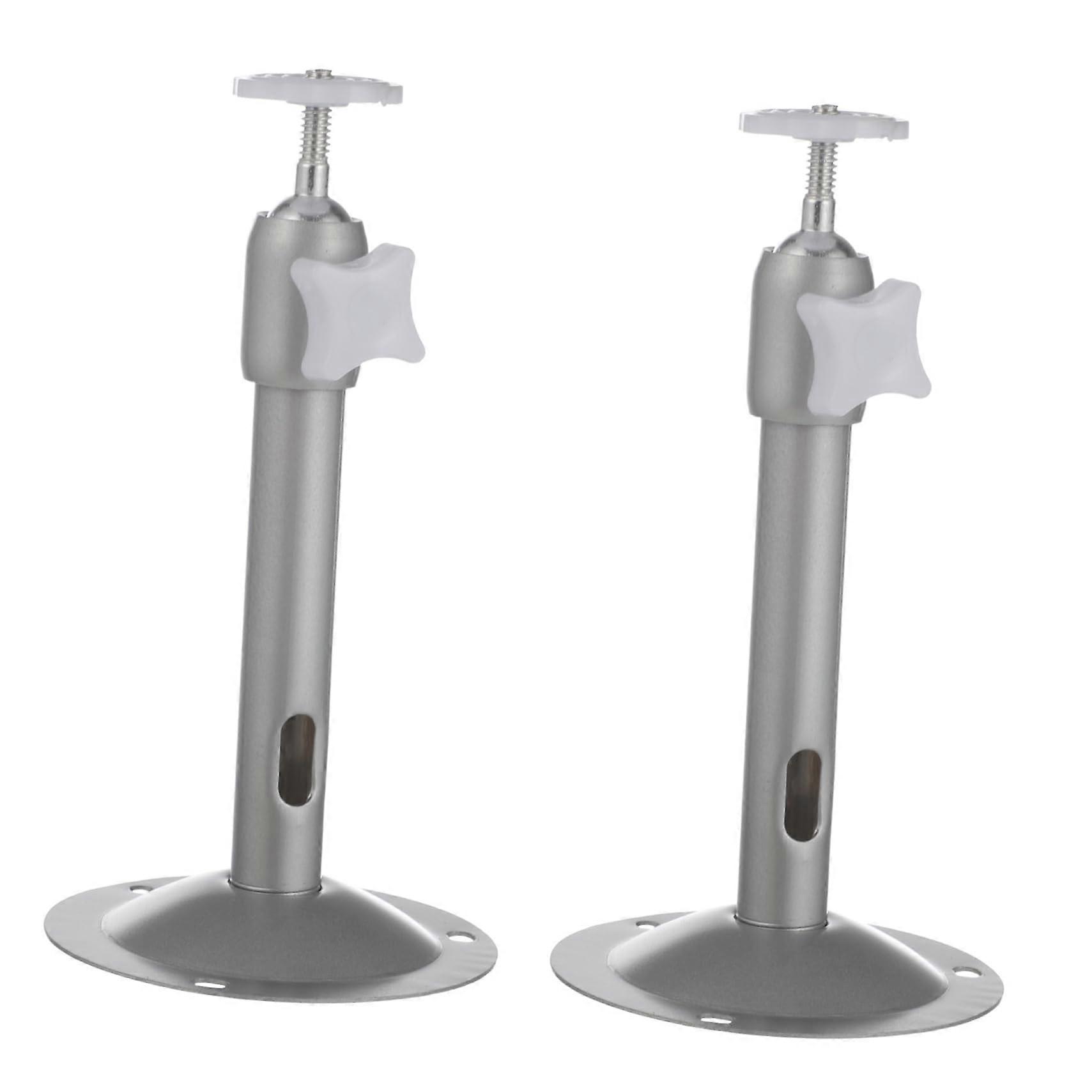 Security Camera Wall Mount, Adjustable Aluminum CCTV Bracket for Outdoor Indoor Use, 2pcs