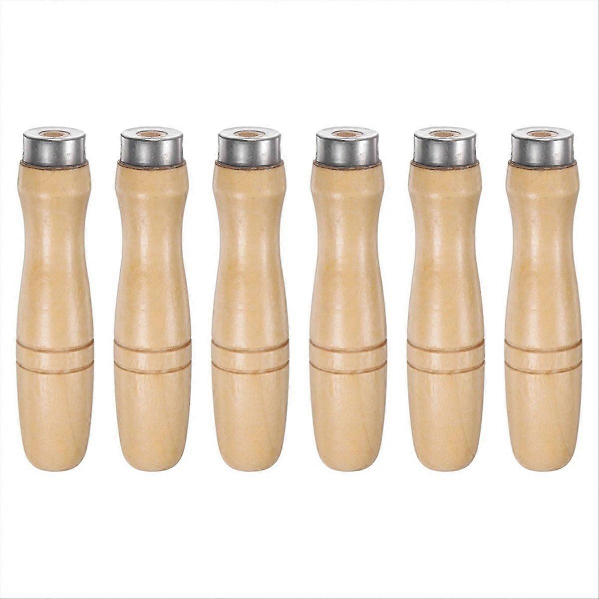 Cabos ergonômicos com colar de metal para limas de metal de 12 polegadas