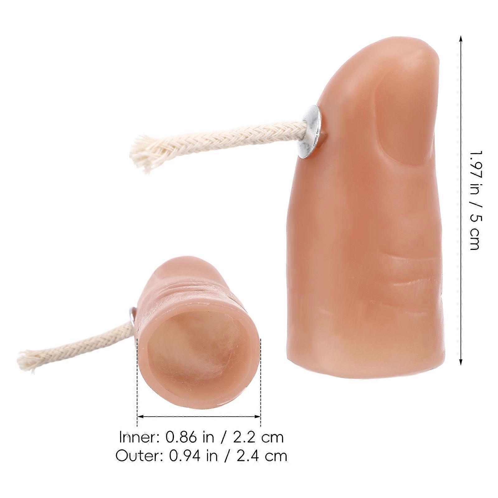 Fire Prop Finger Fire Prop for Magician Tricks Beige