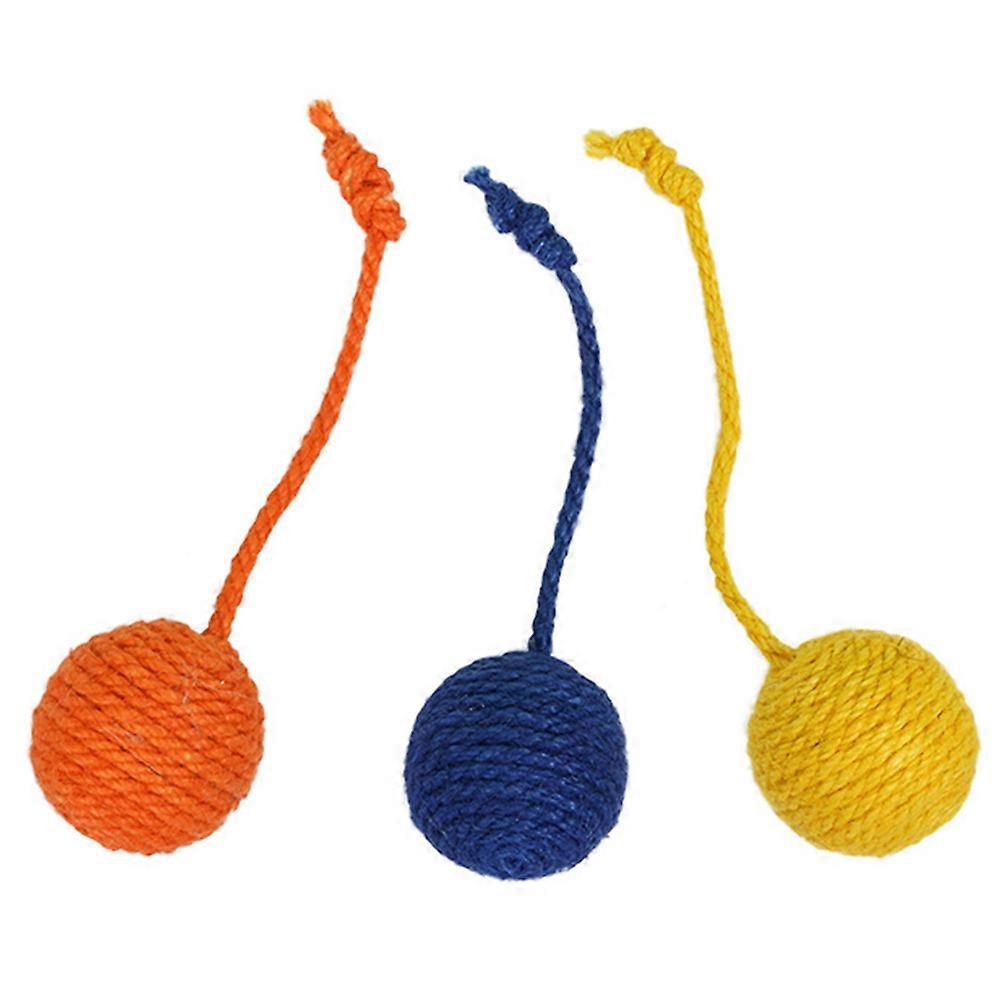 Interactive Cat Toy Pet Playing Supplies Round Shape 1Set