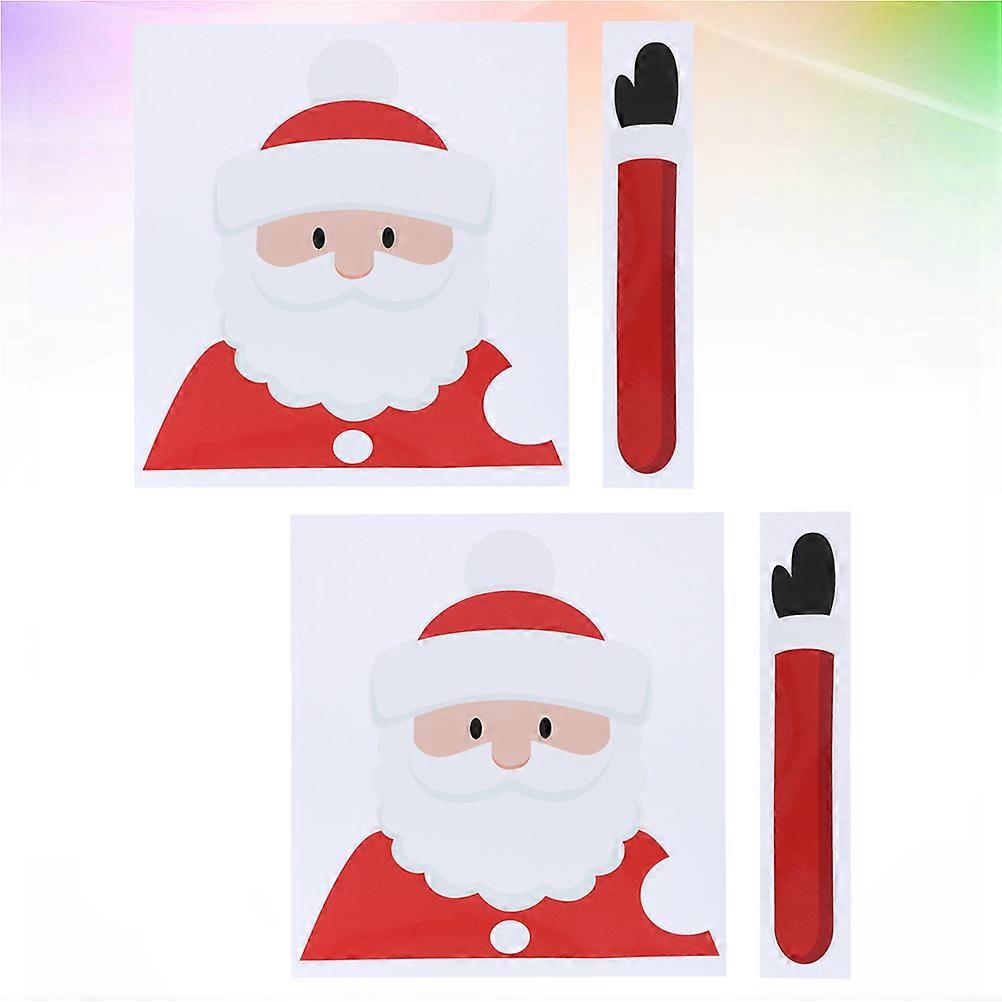 Car Sticker Windscreen Wiper Sticker for Windshield 2Sets Christmas Decoration