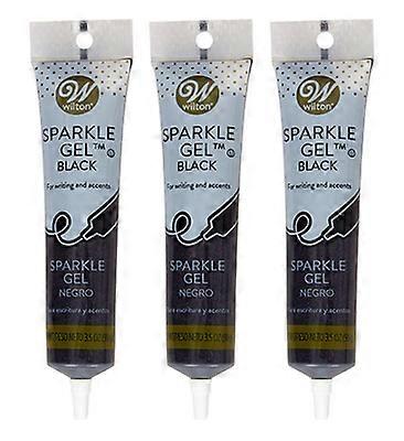 Wilton Sparkle Decorating Gel Black 3 Pack
