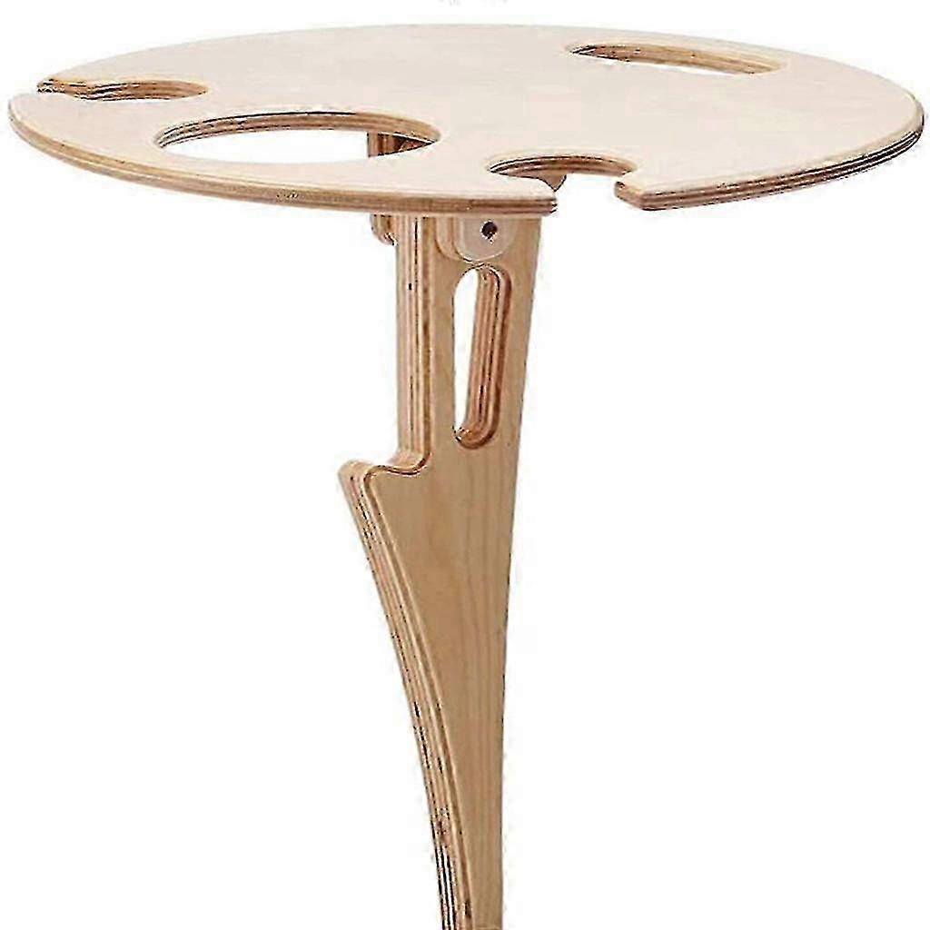 Portable Outdoor Folding Wooden Wine Table