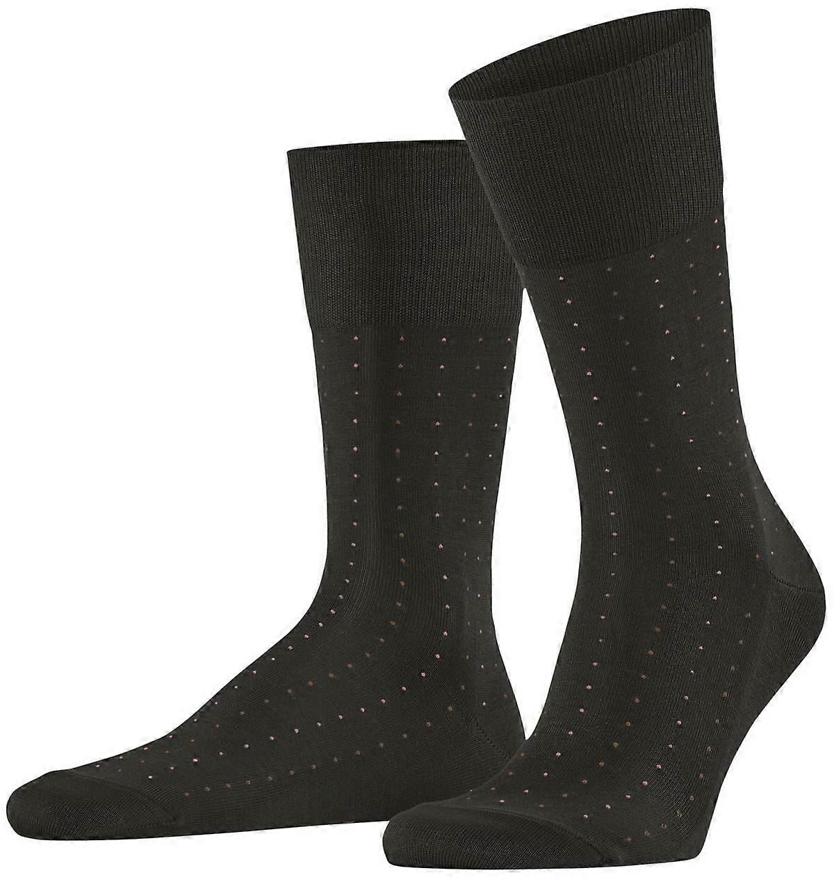 Falke Tiago Dotted Line Socks - Brown