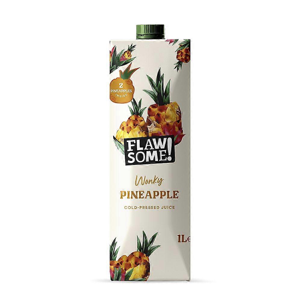Flawsome! Pineapple Cold-Pressed Juice 1L - 2 Pack
