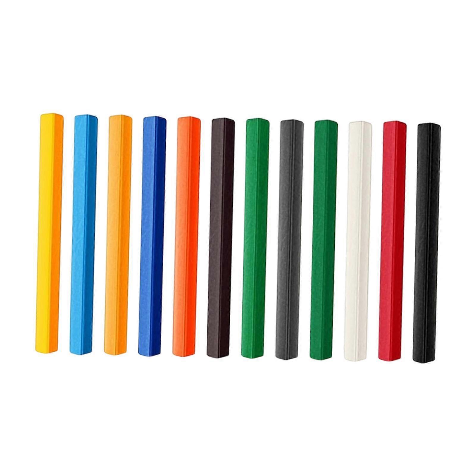 12Pcs Underglaze Decorating Crayons Set for Craft Projects Marking Children