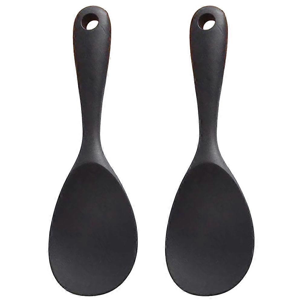 Rice Spoon Multifunction Silicone Rice Paddle for Cooking 2Pcs