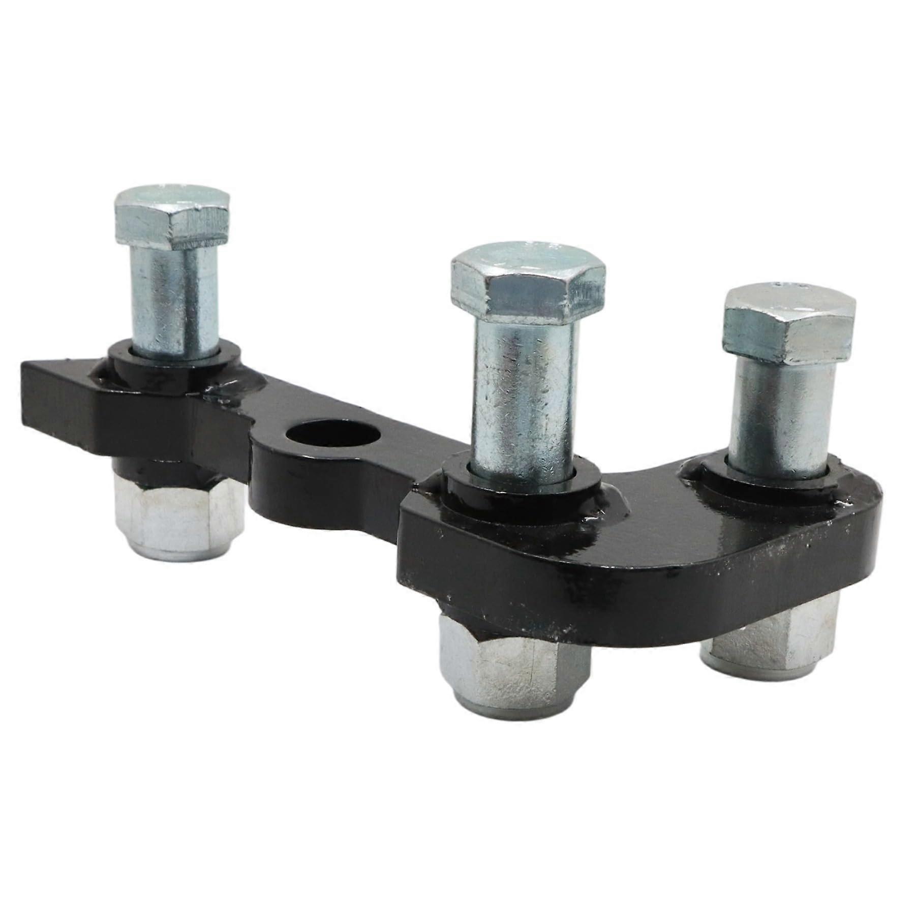 Mini Excavator Hydraulic Thumb Bracket LShaped ThreeHole Mount for Stable Material Handling