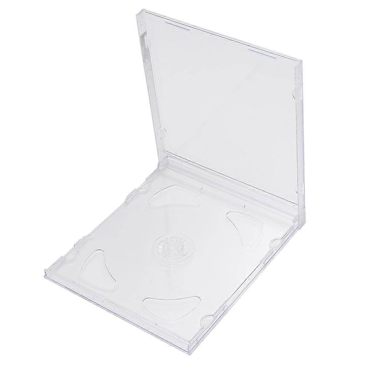 Cd Package Transparent for Storage Use with 20Pcs Dvd Cases Portable Boxes