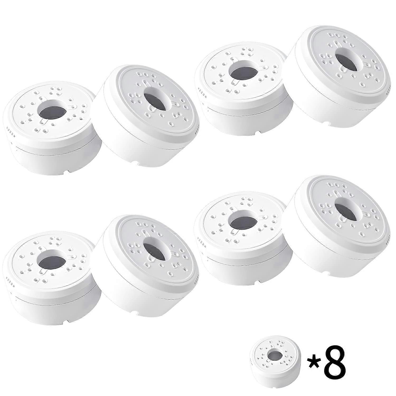 Security Camera Junction Box 8 Pack Weatherproof Wall Mount Bracket for Arlo and Reolink