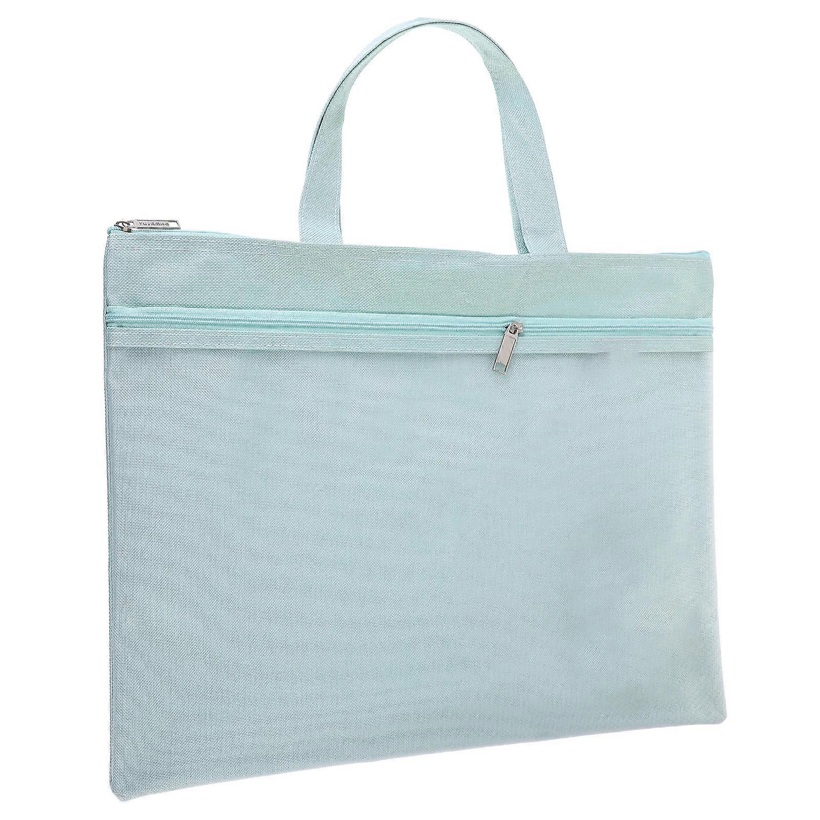 Nylon Zipper File Folder Bags for Document Storage 4Pcs Set