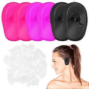 Hair Dye Ear Covers Multi Color Ear Protectors for Shower 206Pcs Set