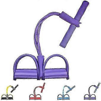 26-27 Resistance Training Leg Trainer & Yoga Fitness Equipment for Sit-ups - Yellow Color