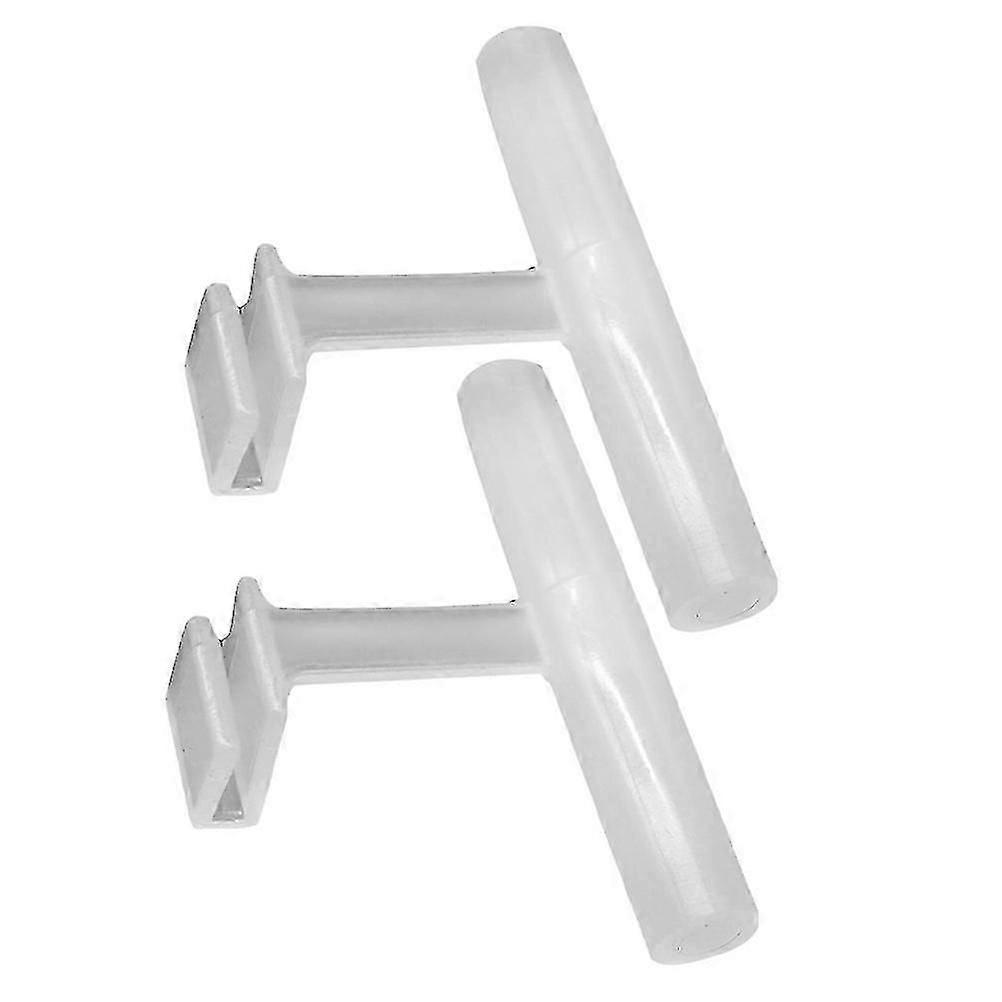 Durable Acrylic Bird Feeder Front Perch for Cage 2Pcs