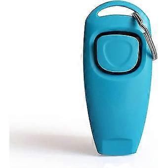 2 In 1 Dog Puppy Clicker and Whistle Training Tool, Durable PC Material, Loud Sound, Easy to Carry for Pet Training