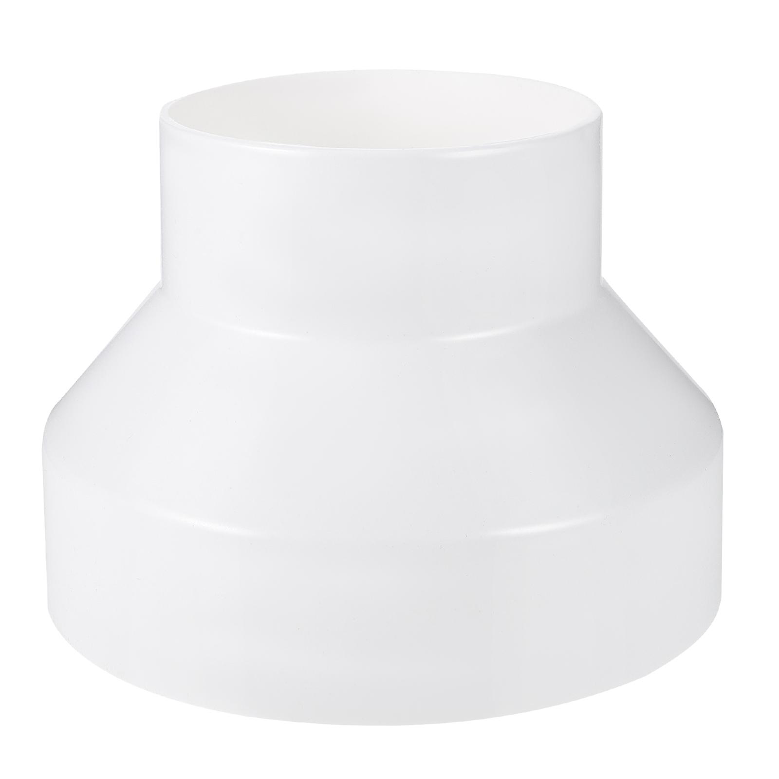 Ventilation Adapter PVC Reducer for Duct System 4Pcs Plastic Connectors