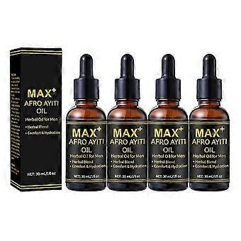 Óleo Afro Ayiti Natural Herbal para Homens, Hidratação, Mistura de Ervas, 30ml (1-5x)_DUIBW
