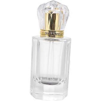 Frasco spray atomizador de perfume de viagem de 50ml, recipiente de cristal para perfume, dispensador de loção, presente para namorados.