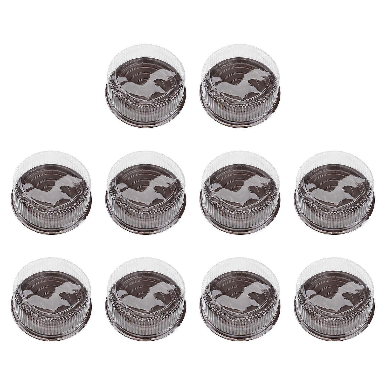 Plastic Cake Boxes 10Pcs for Dessert Use Clear Transparent Cake Boxes