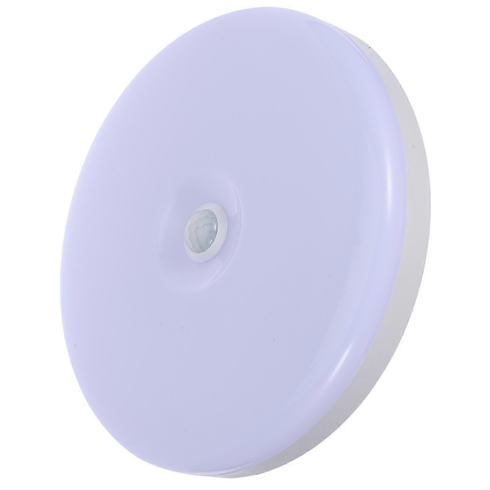 Motion Sensor Light White ABS WirelEasy Install Night Light for Indoor