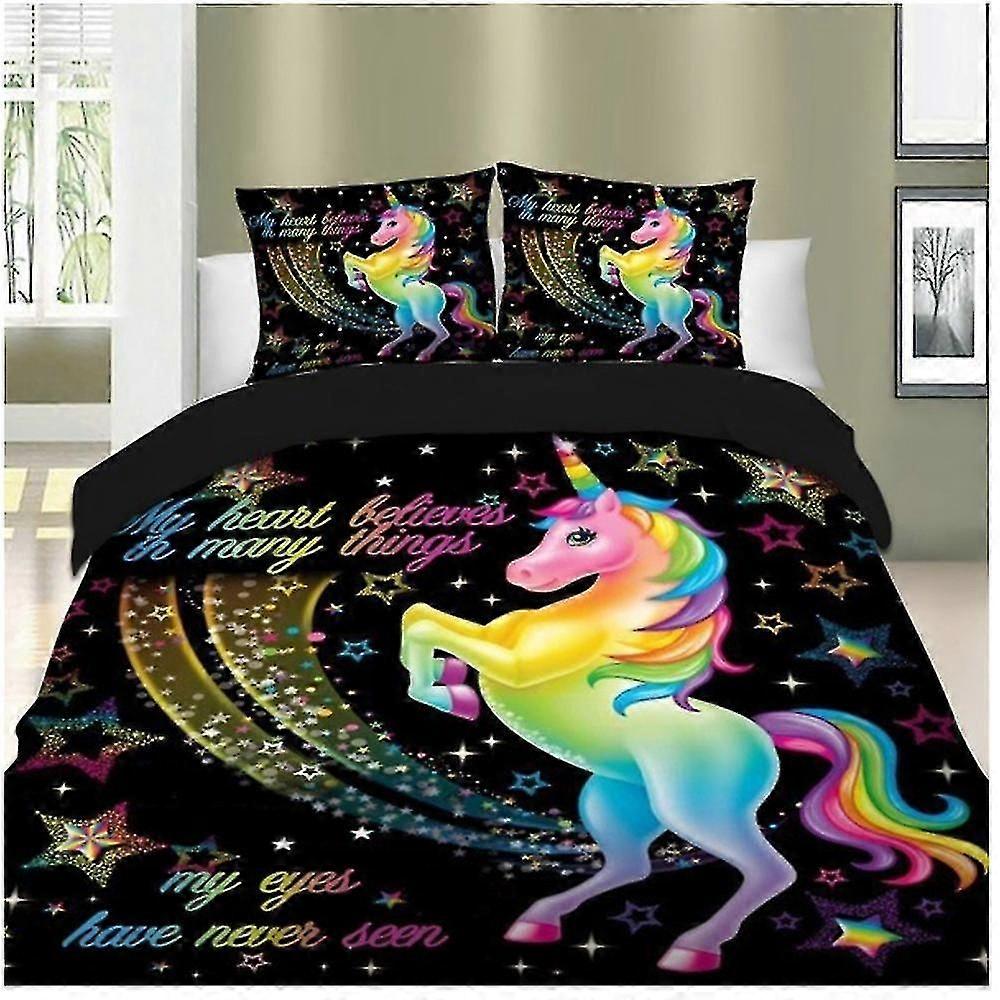 3d Unicorn Dekbedovertrek Kinderbeddengoed