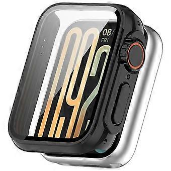 Voor Xiaomi Smart Band 9 Pro Case Harde PC Allround Horlogehoes met Gehard Glasfilm