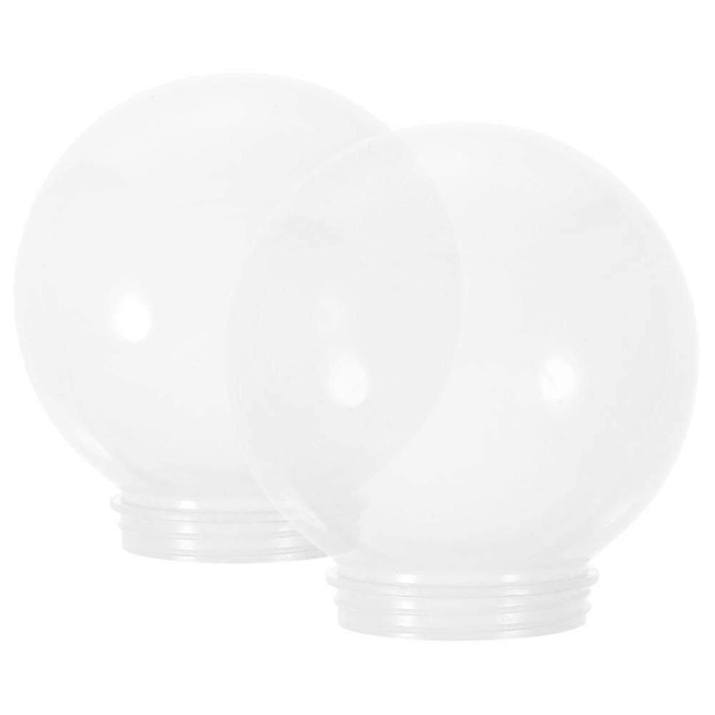 Decorative Globe Lamp Shade for Ceiling Lights 2Pcs Acrylic Replacement