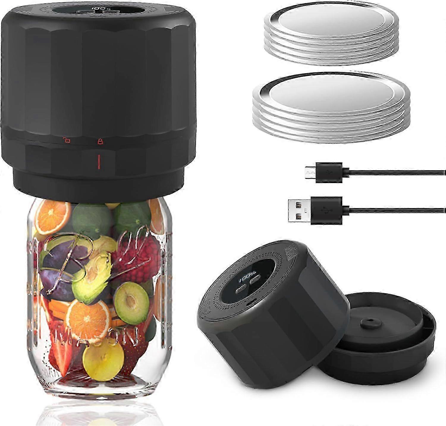 Electric Mason Jar Vacuum Sealer Kit
