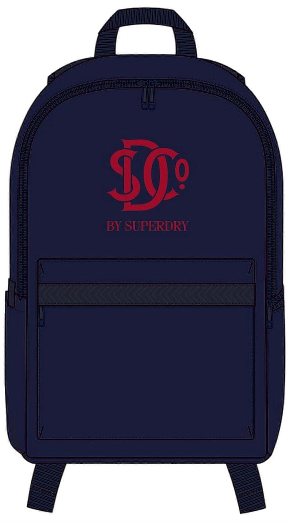 Superdry & Co Heritage Backpack - Eclipse Navy/Risk Red