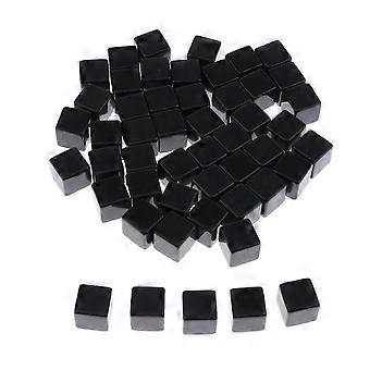 Conjunto de Dados D6 Preto em Branco 50x Dungeon&Dragon D&D TRPG Jogo Brinquedo Suprimentos para Festa
