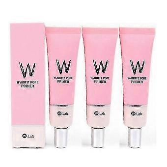 3x W.lab W-Airfit Pore Primer aus Korea, feuchtigkeitsspendende Ölregulierung zur Vorbereitung des Make-ups