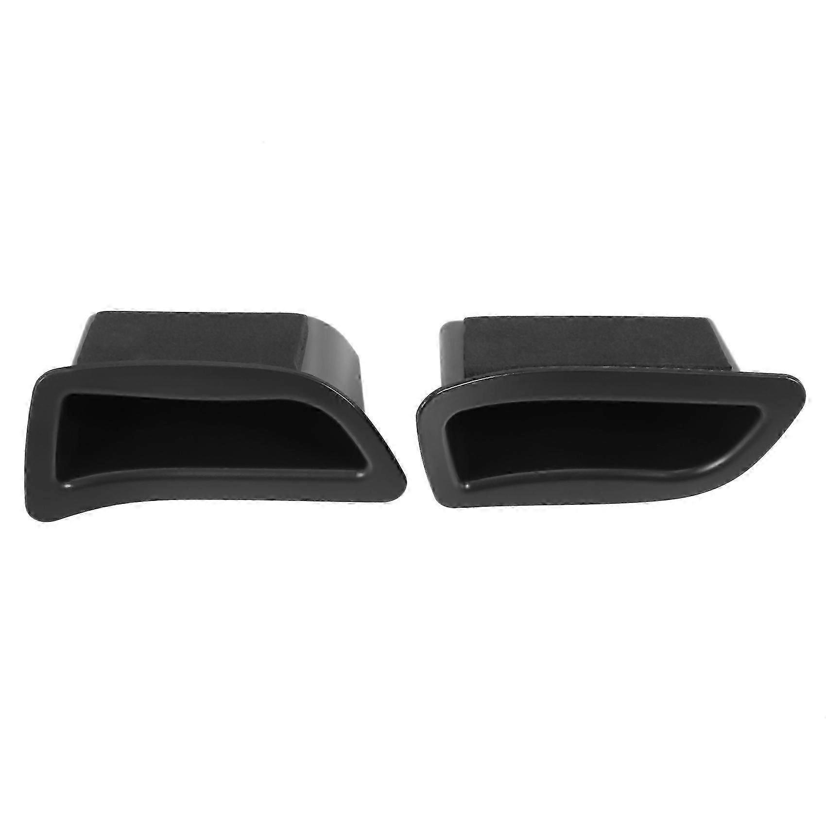 2pcs, Black Front Door Handle Storage Box Container, Compatible with VolvoLJJ
