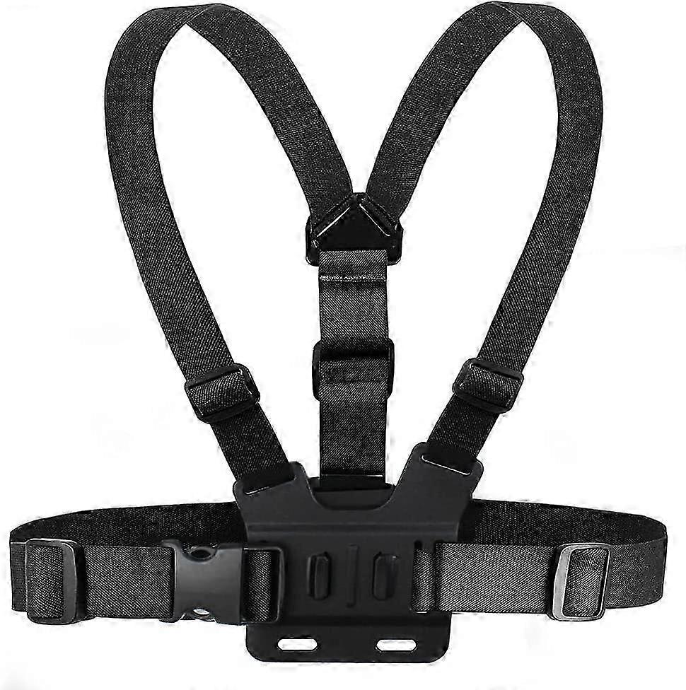 Chest Mount Harness Compatible with GoPro Hero - Fully Adjustable Chest Strap