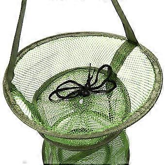 {YY30} Fishing Net Fishing Creel Tackle Nylon Landing Net Cast Fishing Network Cage