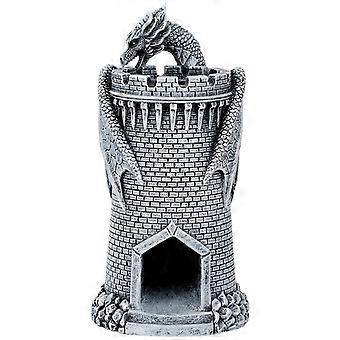 Dispensador de Dados Dragão em Resina, Acessório de Mesa Fantástico para Castelo