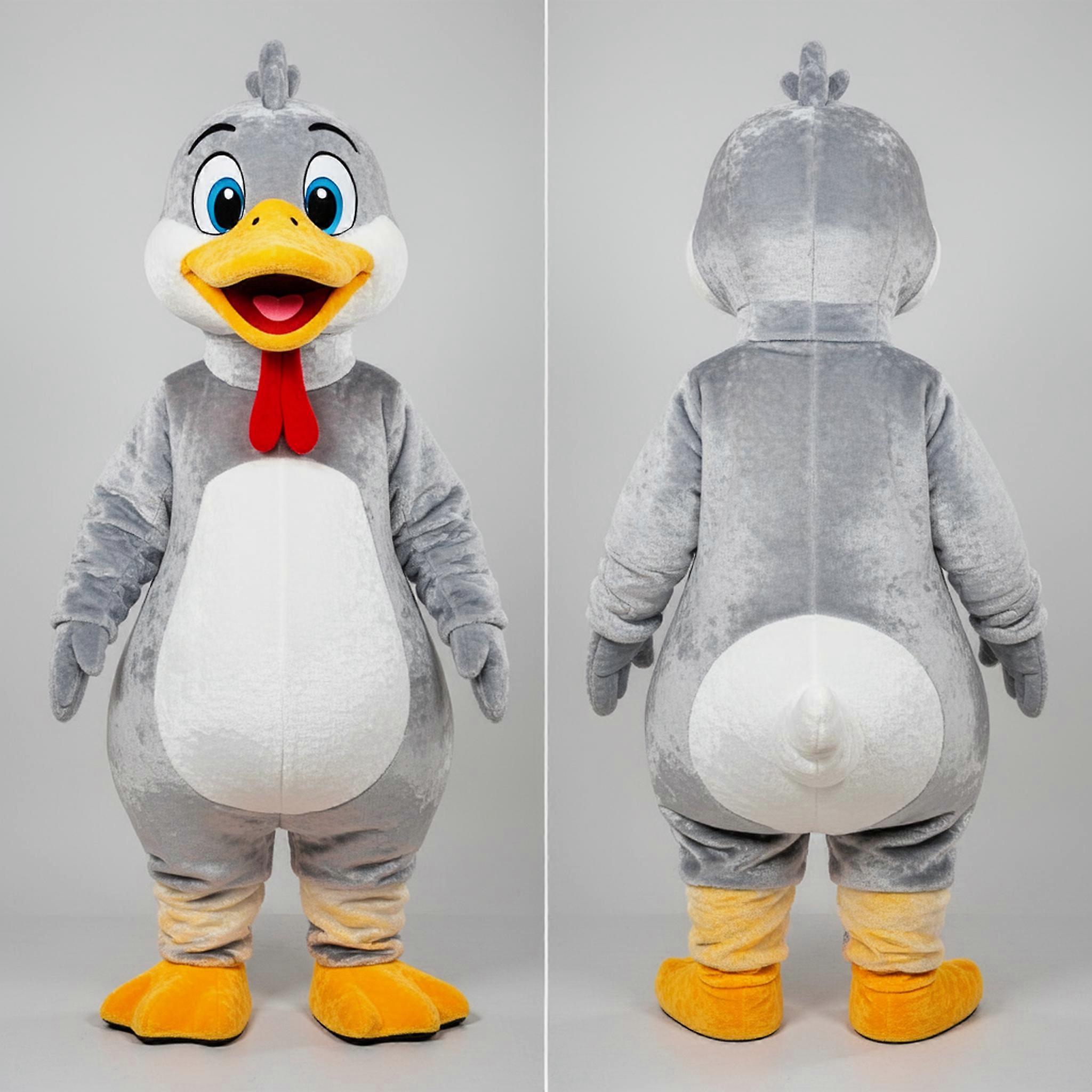 MASTICOT Silver Sleek Geese Mascot