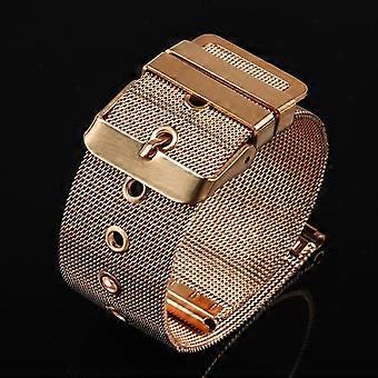 Milanese Metal Strap 18mm 20mm 22mm Universal Bracelet 0.4mm Mesh Steel Watch Band for Omega for Seiko Wrist Band Accessories