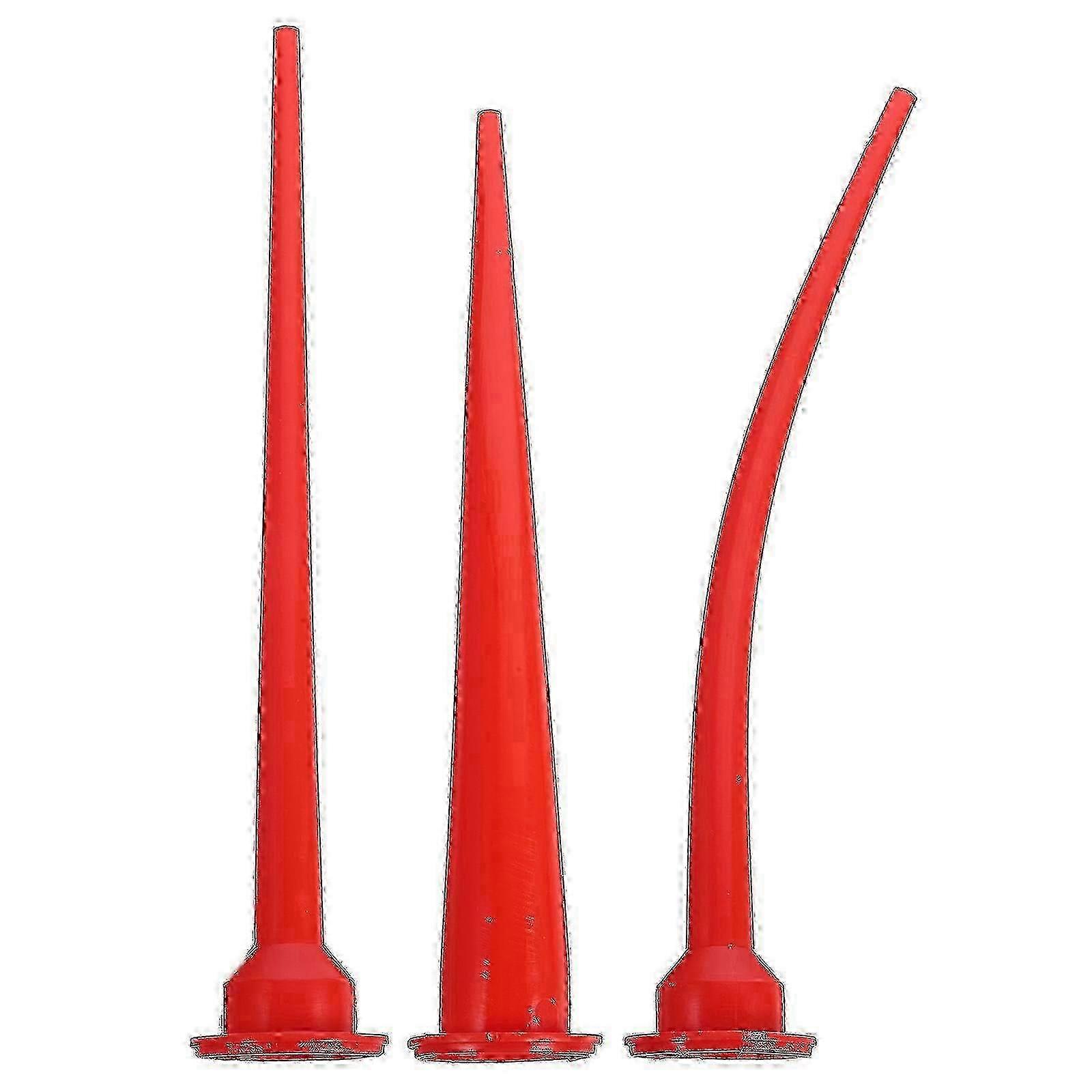 Caulking Nozzle Kit 3pcs Rubber Extension Tips compatible with Precise Caulk Application 26-27s