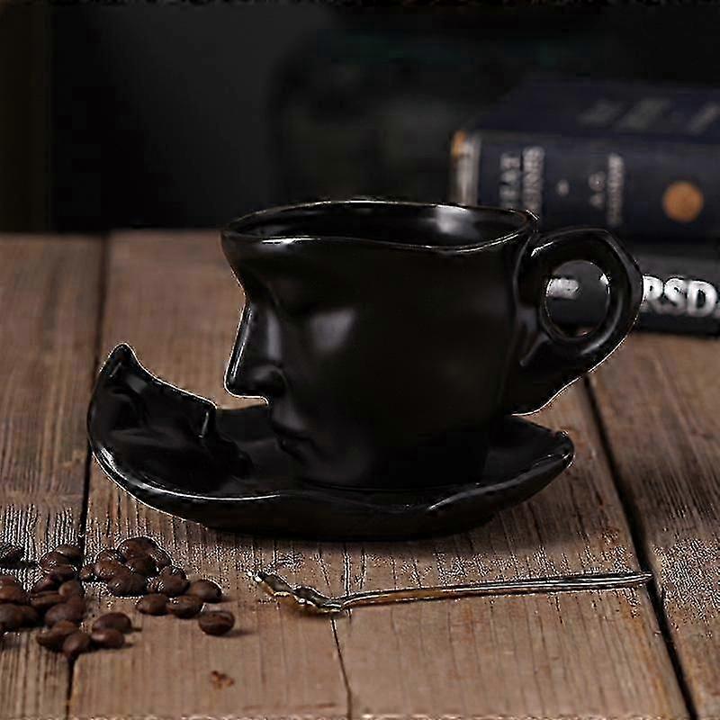 Whispering Faces Porcelain Drink Set