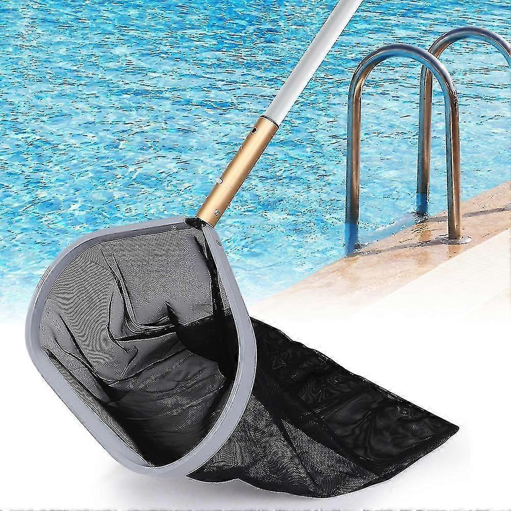 Swimming Pool Leaf Skimmer Net - Mesh Rake Accessory Tool For Efficiently Removing Leaves