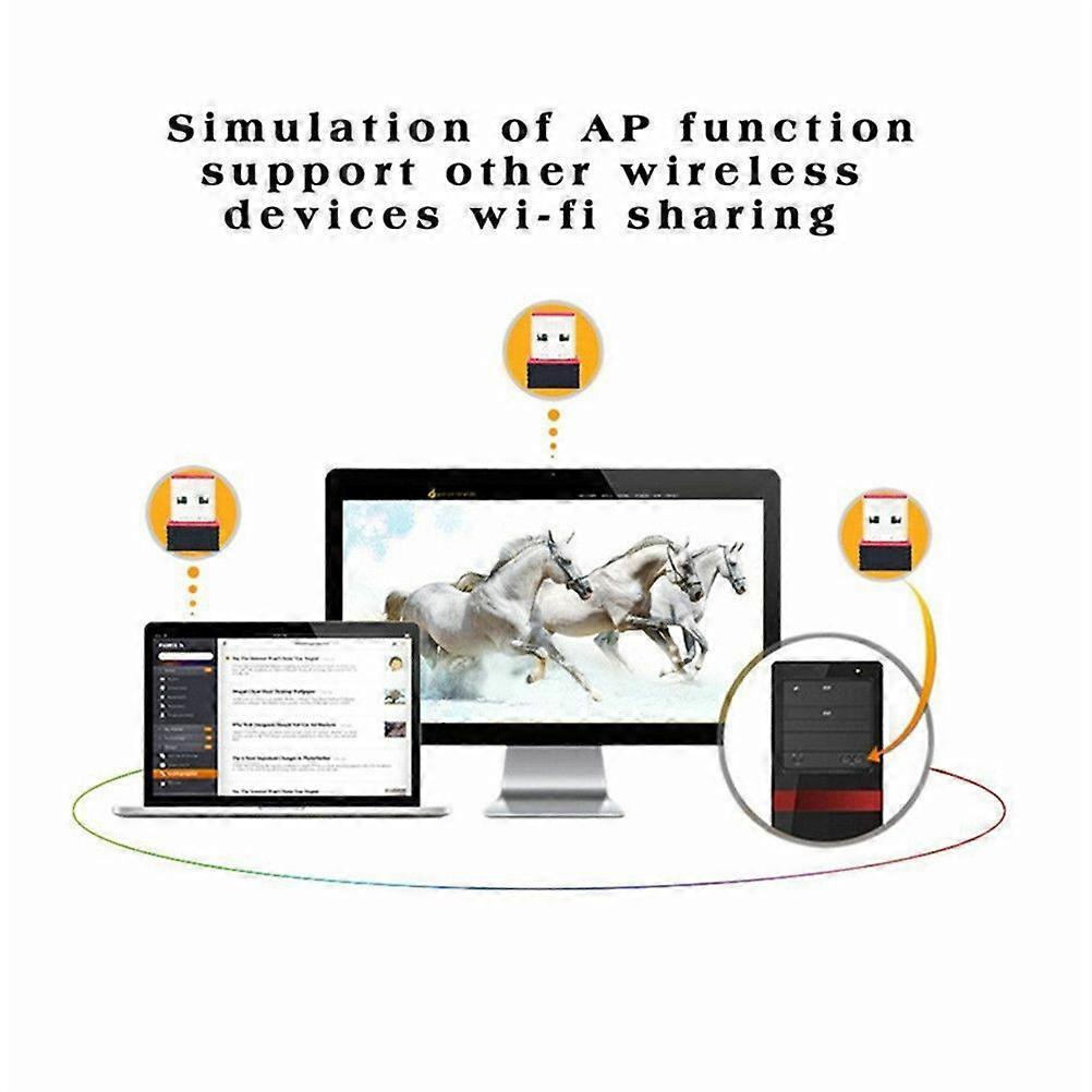 Wireless WiFi Dongle Mini Pc WiFi Adapter for Network Use 5Pcs