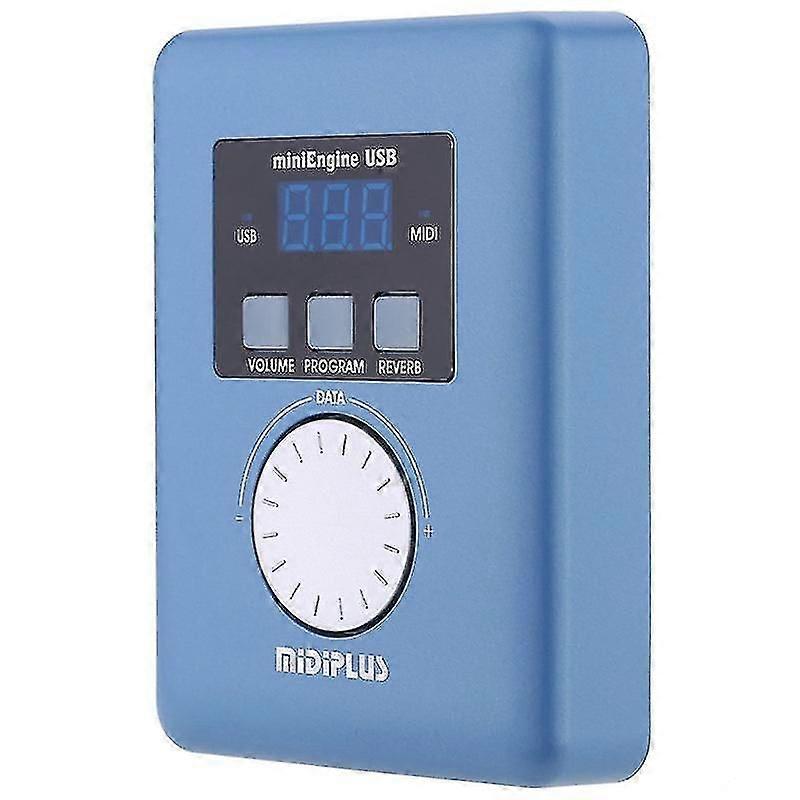 Midiplus Mini Engine USB MIDI Sound Module - 128 GM Tones, 64 Polyphony, Rechargeable Battery
