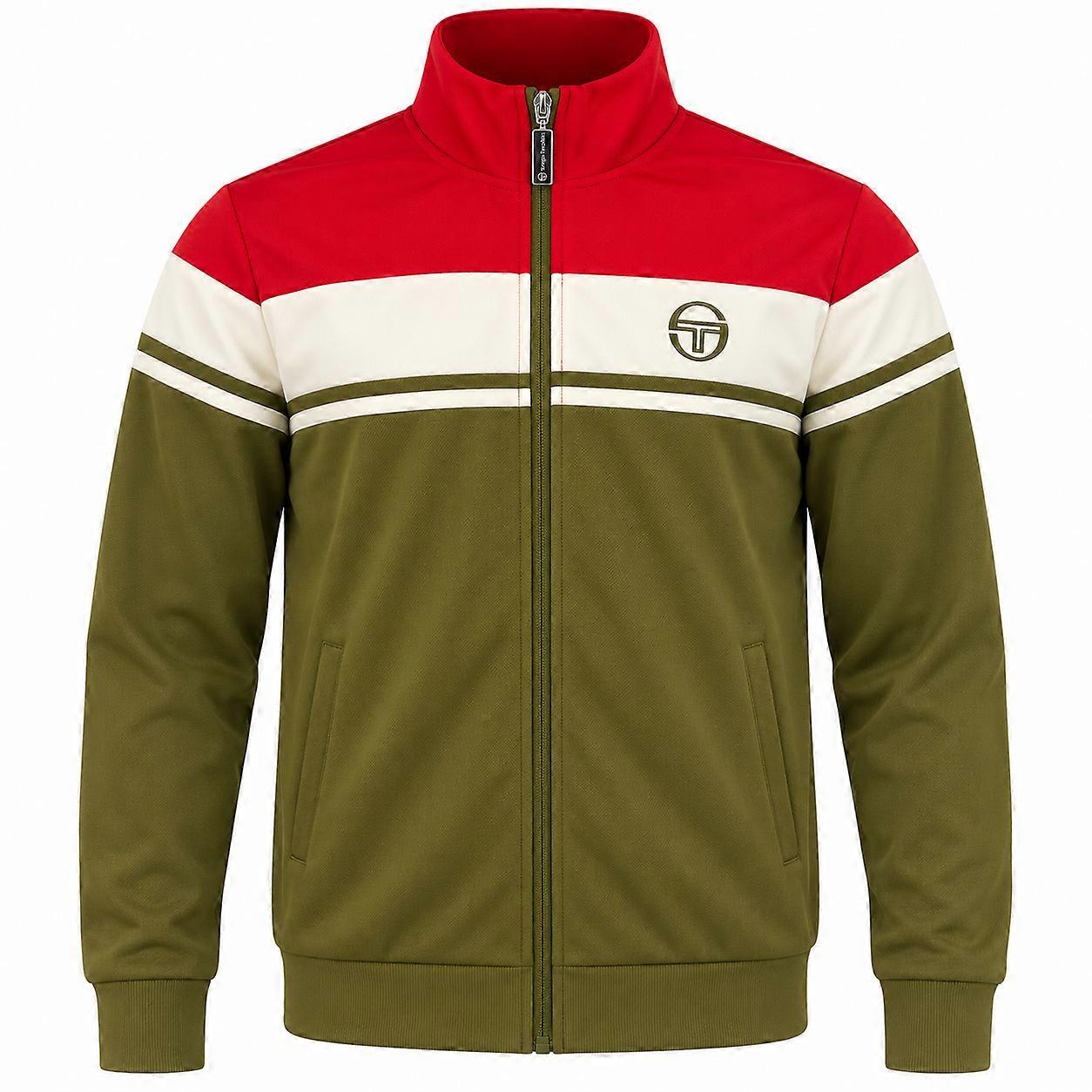 Sergio Tacchini Damarindo Track Top Jacket Adrenaline Rush Olive