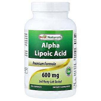 Best Naturals, Alpha Lipoic Acid, 600 mg, 120 Capsules